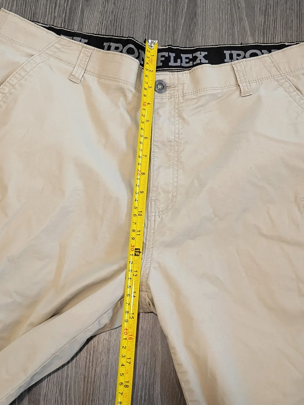 Iron Flex Men's Cargo Shorts Size 40, 98% Cotton, Multipocket